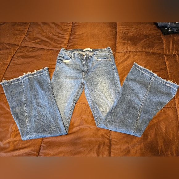 Kancan Womens Flare Jeans - Picture 4 of 5